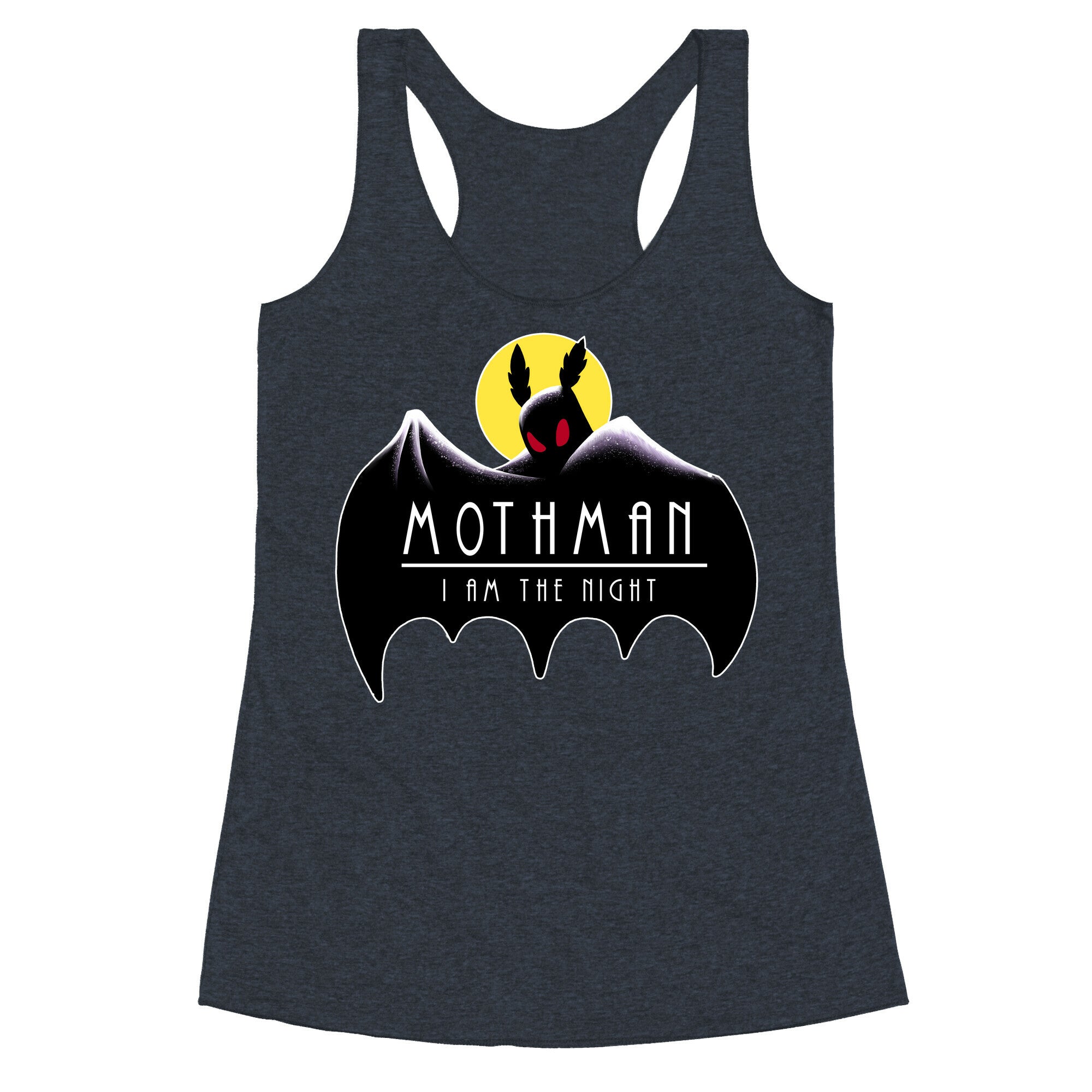 Mothman - I am the Night Racerback Tank